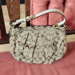 2000's Y2K Coach Signature Canvas Top Handle Bag